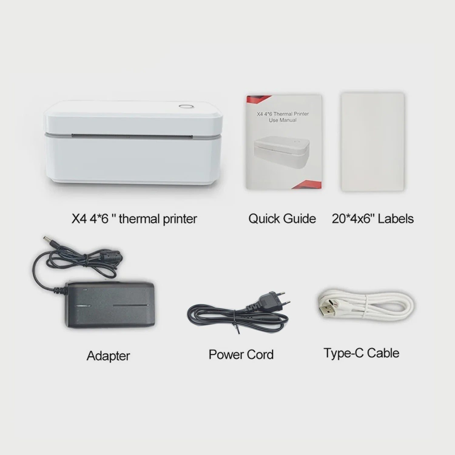 Marklife X4 Thermische Labelprinter - Draagbaar, Bluetooth & Automatische Herkenning