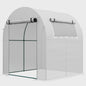 Outsunny Kweekkas 180x180x200 cm met Roldeur en Mesh Raam