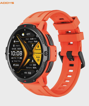 LEADOYS C31 GPS Smartwatch Heren - Outdoor Fitness, Zwemmen & Hardlopen met Hartslagmeter