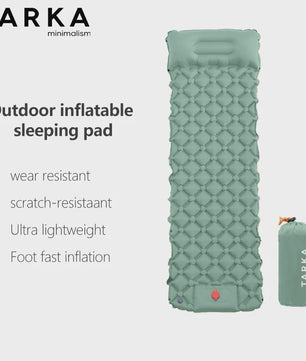 TARKA Opblaasbare Slaapmat - Ultralicht Kampeerluchtbed, Zelfopblazend & Compact voor Outdoor Avonturen
