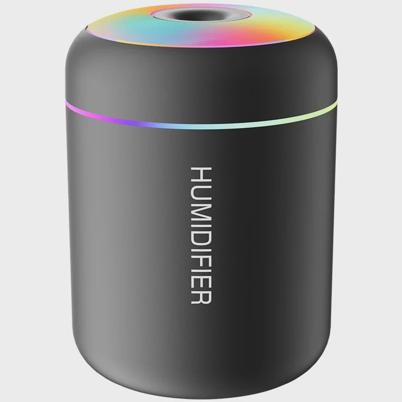180ML Mini Luchtbevochtiger USB Aroma Diffuser met Kleurrijke Verlichting voor Auto, Huis & Slaapkamer