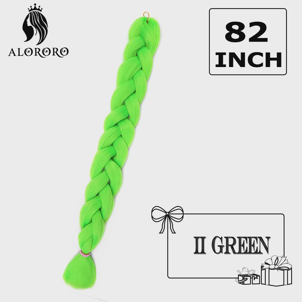 Alororo Jumbo Braids Haarverlenging - 82 Inch Synthetisch Hittebestendig Vlecht Haar