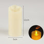 Set van 1-10 LED Kaarsen met Flakkerend Vlam Effect - Flameless Kaarsen voor Feestelijke Decoratie