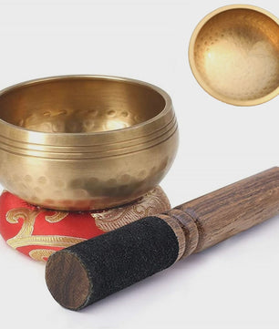 Tibetaanse Klankschaal Set - Meditatie & Yoga - Uniek Cadeau voor Stressverlichting