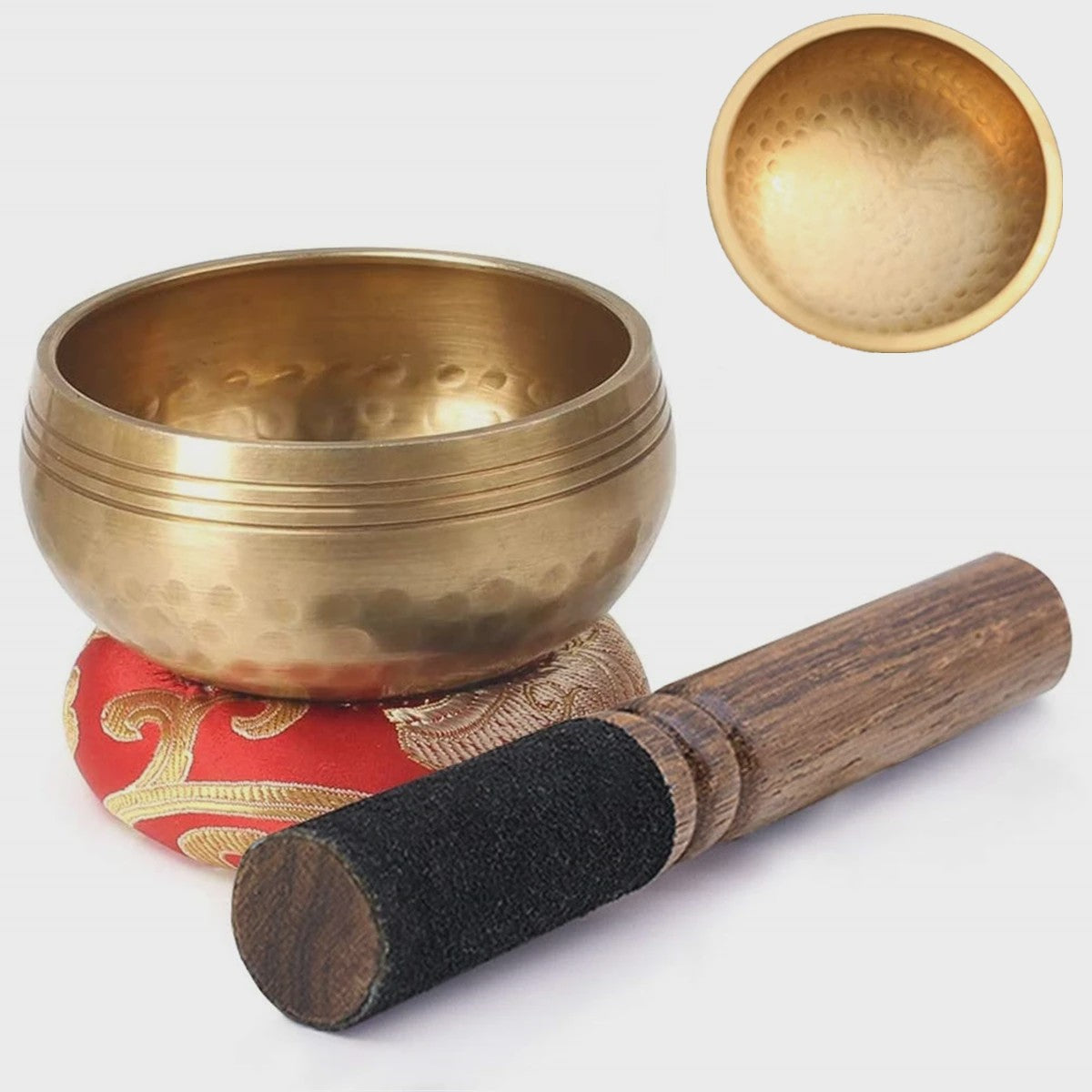 Tibetaanse Klankschaal Set - Meditatie & Yoga - Uniek Cadeau voor Stressverlichting