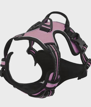 Verstelbaar Anti-Trek Hondentuig met Borstclip & Handvat - Comfortabel & Reflecterend
