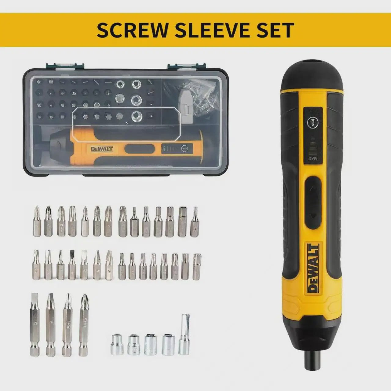 DEWALT Accu Schroevendraaier 3.6V DC - Compact, Oplaadbaar met LED & USB