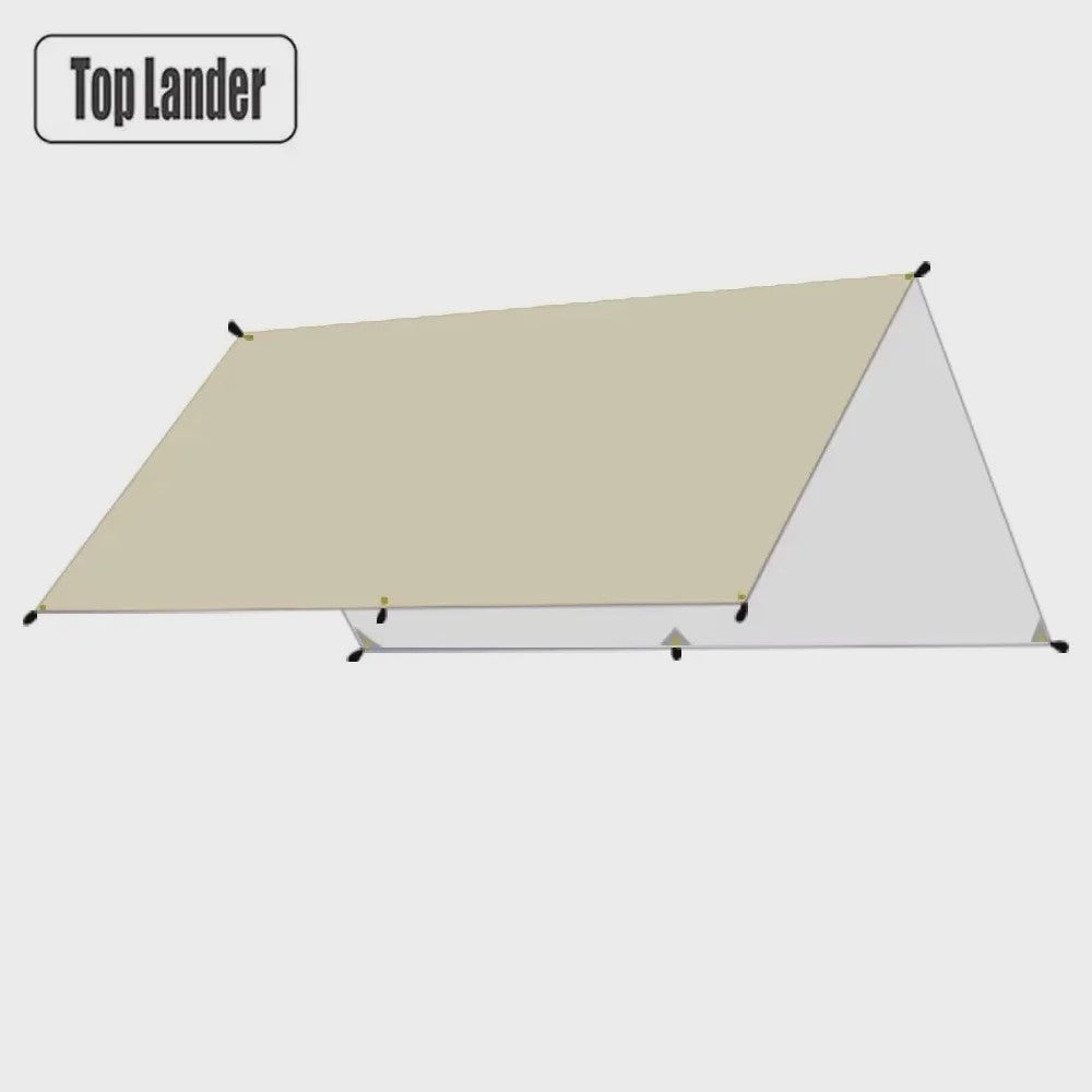 Waterdichte Camping Tarp - UV-bestendige Luifel & Zonnescherm voor Buiten