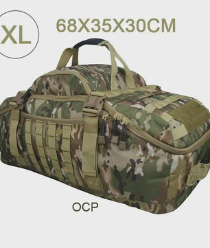 Multifunctionele Duffle Bag Rugzak 25L/45L/80L - Waterdicht, Tactisch & Outdoor