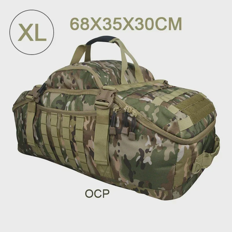 Multifunctionele Duffle Bag Rugzak 25L/45L/80L - Waterdicht, Tactisch & Outdoor