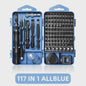 117-delige Precisie Schroevendraaierset: Magnetisch, Torx & Hex Bits voor iPhone, Mac, PC Reparatie