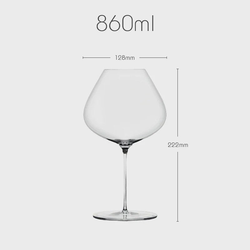 Handgemaakt Kristallen Bourgogne Wijnglas - Extra Dun & Aroma Versterkend