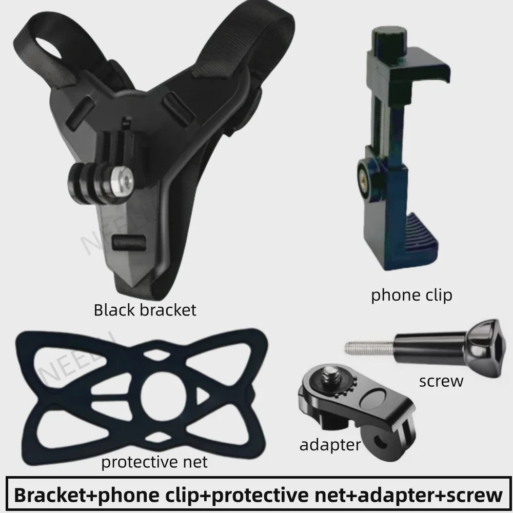 Helmhouder voor Actiecamera & Smartphone - Motorfiets & Sport