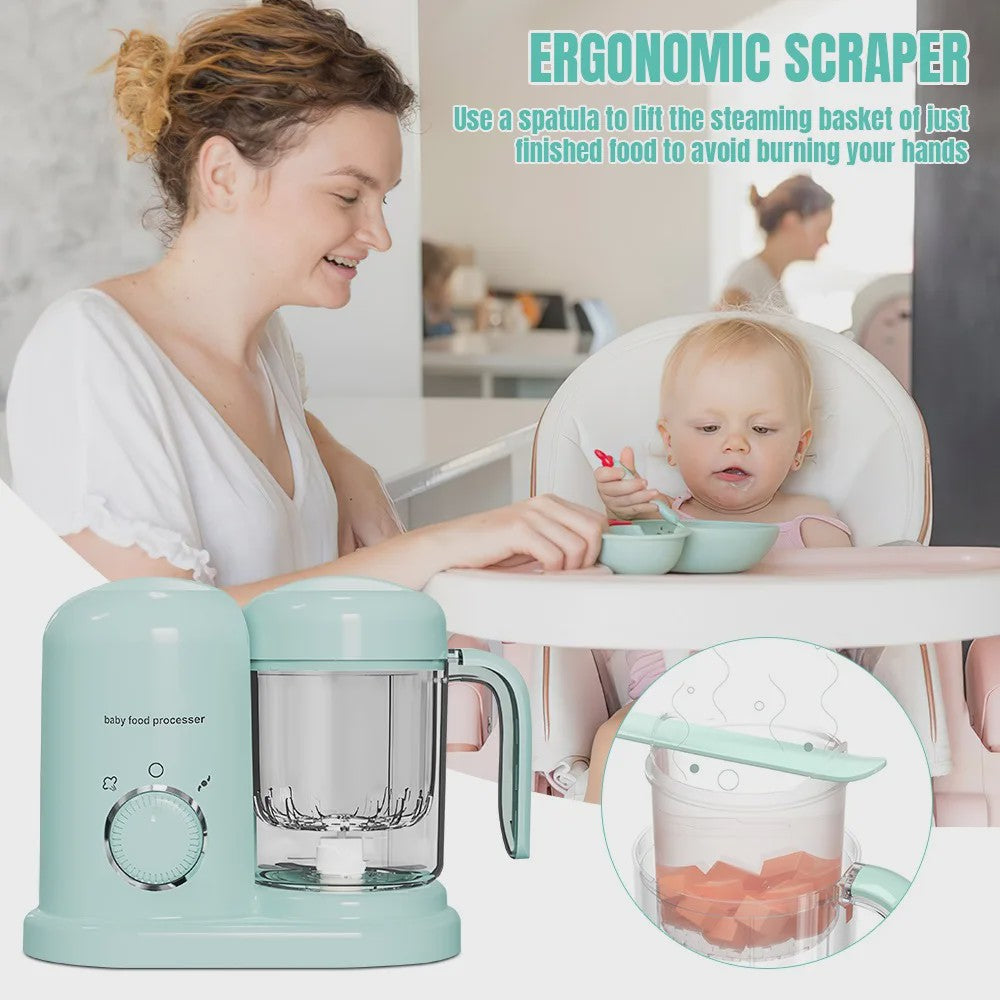 Multifunctionele Babyvoeding Maker: Stomen, Mixen, Verwarmen & Ontdooien