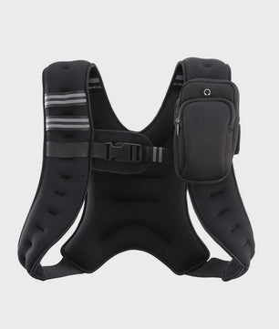 Verzwaarde Vest 5.4kg (12 Lbs) - Verstelbaar & Ademend voor Fitness, Yoga, Jogging