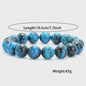 Premium Blauwe Tijgeroog Kralen Armband - Unisex, Meditatie & Helende Sieraden