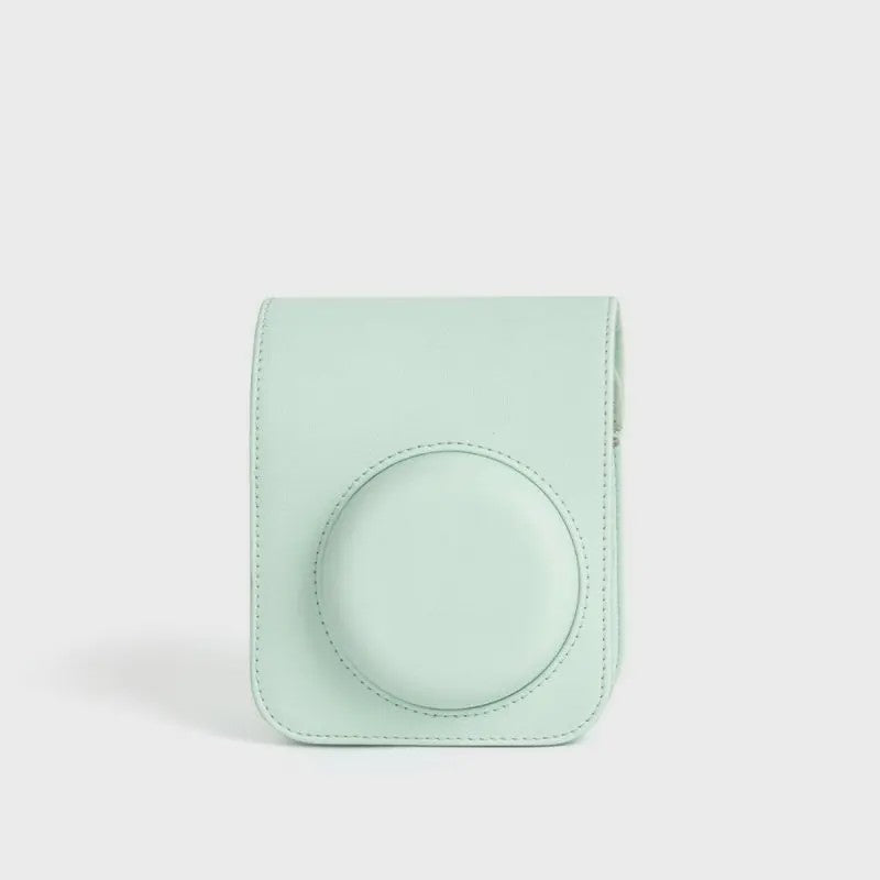 PU Lederen Beschermhoes met Schouderband voor Fujifilm Instax Mini 12 Camera