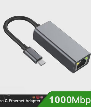 2.5G USB-C naar RJ45 Ethernet Adapter - 2500Mbps Netwerkkaart voor Laptop & PC