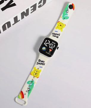 Vrolijk Stitch & Hello Kitty Kinderhorloge - Digitaal & Leuk voor Meisjes