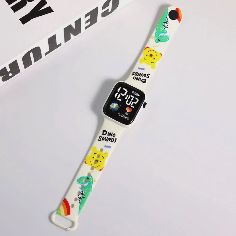 Vrolijk Stitch & Hello Kitty Kinderhorloge - Digitaal & Leuk voor Meisjes