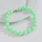 Handgemaakte Retro Acryl Ketting met Grote Kleurrijke Kralen - Statement Choker