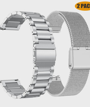 RVS Horlogeband Vervanging voor Huawei Watch GT 2/3 Pro, Watch 4 - 20/22mm