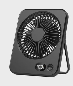 Mini Draagbare USB Ventilator met Powerbank Functie - Koeling voor Onderweg & Bureau