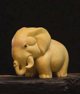 Houten Miniatuur Beeldjes: Olifant, Neushoorn & Nijlpaard - Sfeervolle Huisdecoratie