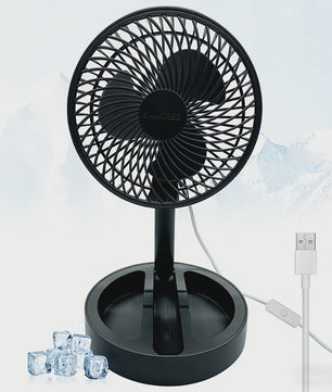 Draagbare USB Ventilator - Opvouwbaar & Verstelbaar voor Bureau en Buiten