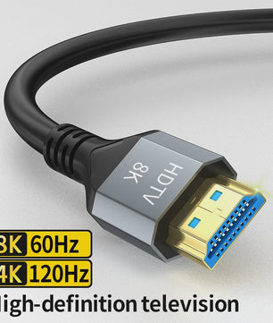 8K HDMI 2.1 Kabel - Ultra High Speed 48Gbps, 4K@120Hz, HDR voor PS5, PC, TV