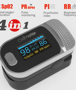 Vinger Pulse Oximeter met OLED Display - Meet Zuurstofsaturatie & Hartslag