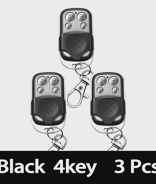 Universele 4-knops 433MHz Afstandsbediening voor Garagedeuren en Poorten - Metalen Drukknoppen