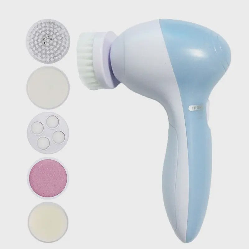 5-in-1 Gezichtsreinigingsborstel Set: Diepe Reiniging & Huidverzorging
