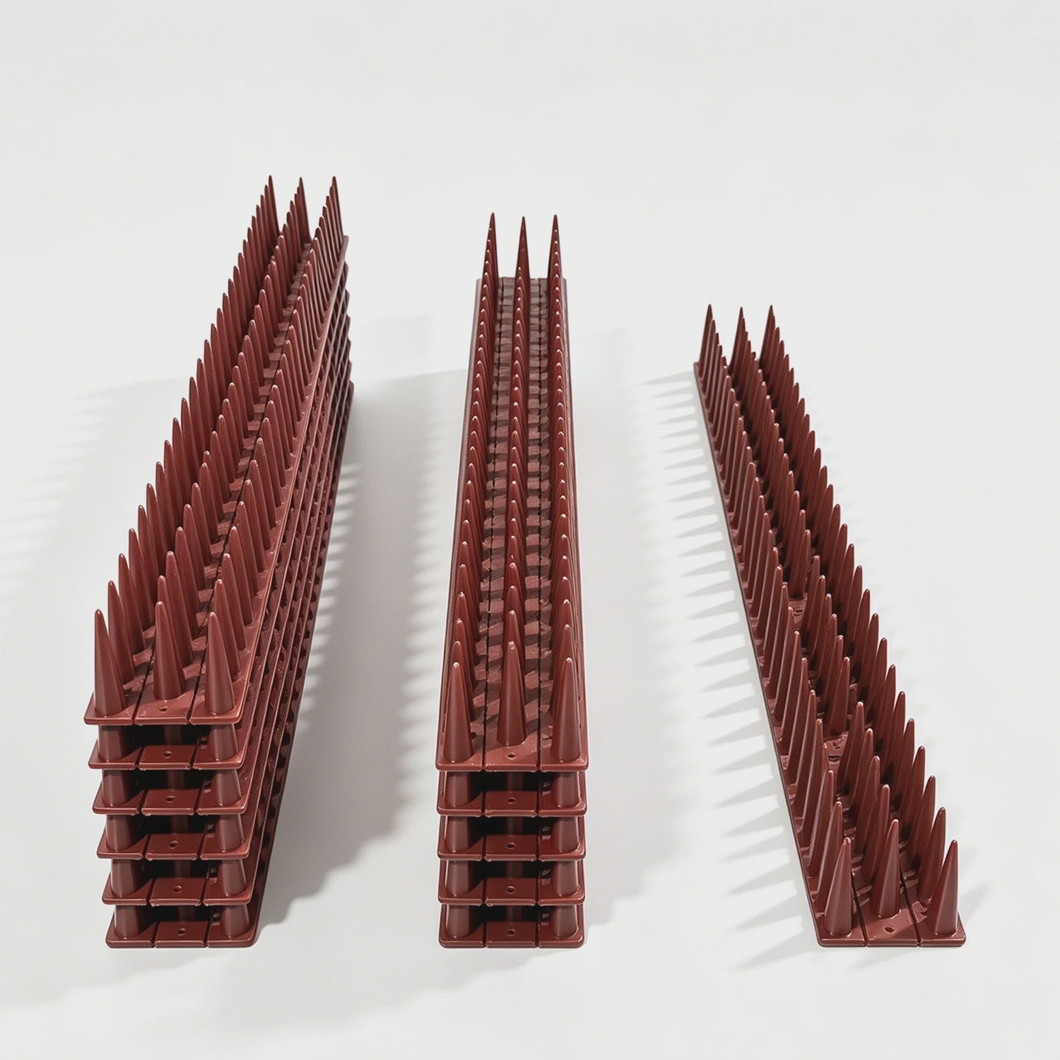 12x Vogelwering Prikkers ABS Kunststof - 50cm Per Stuk, Eenvoudige Installatie, Tegen Duiven, Kraaien, Katten & Eekhoorns