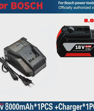 Bosch 18V 8.0Ah Li-Ion Accu Vervangend voor BAT609/BAT609G - Krachtige Gereedschapsbatterij