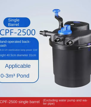 SUNSUN CPA Visvijver Filter Systeem met UV-lamp - Krachtige Watercirculatie voor Koi Vijvers