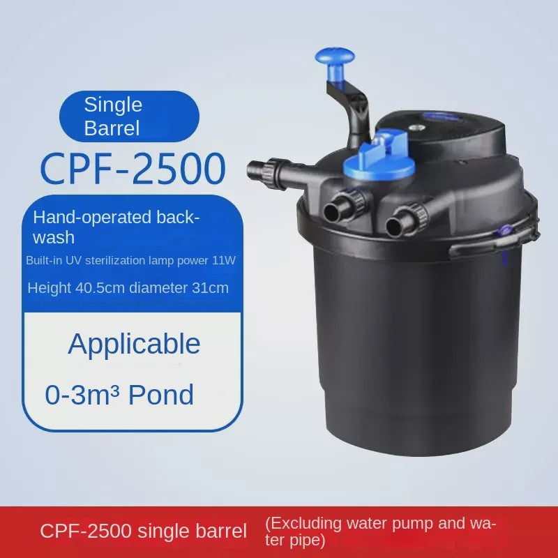 SUNSUN CPA Visvijver Filter Systeem met UV-lamp - Krachtige Watercirculatie voor Koi Vijvers