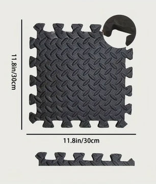 Set van 8 of 16 Antislip Fitness Tegels - Beschermende Vloermatten voor Yoga, Krachttraining & Home Gym