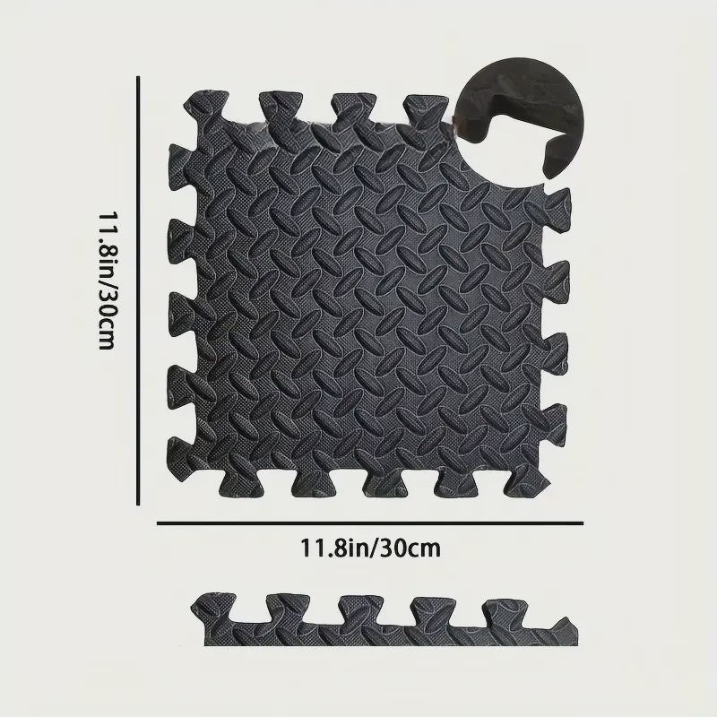 Set van 8 of 16 Antislip Fitness Tegels - Beschermende Vloermatten voor Yoga, Krachttraining & Home Gym