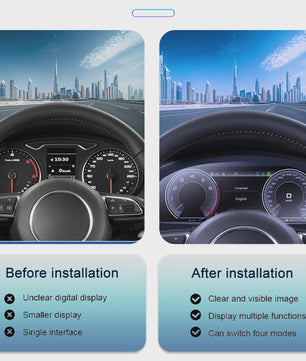 Digitale Cockpit Instrumentenpaneel LCD voor Audi A3 8P (2005-2013)