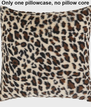 Luxe Kussenhoes Luipaardprint Fluweel - Zacht & Decoratief voor Sofa
