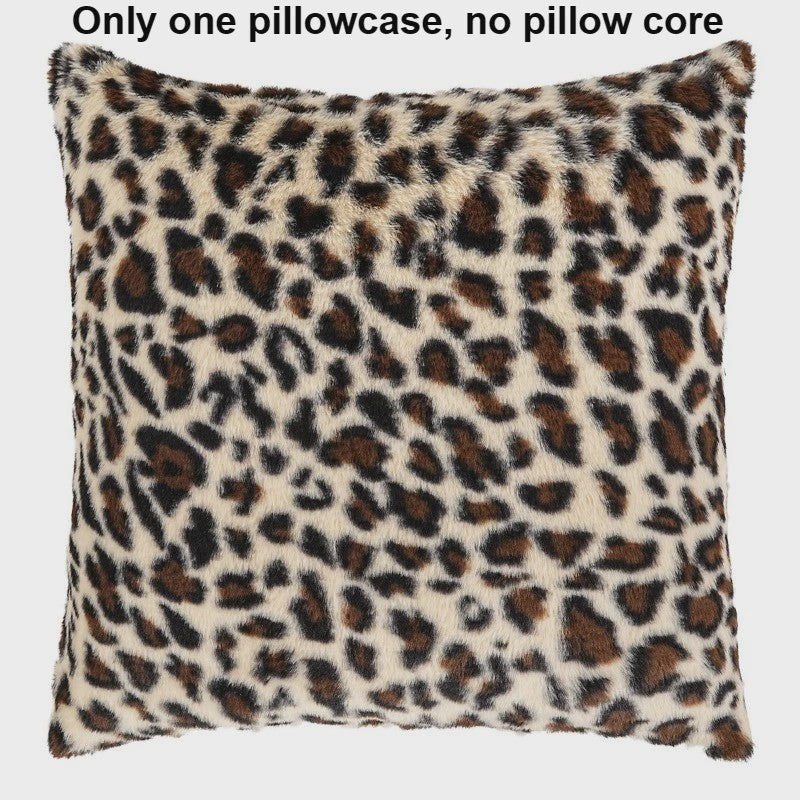 Luxe Kussenhoes Luipaardprint Fluweel - Zacht & Decoratief voor Sofa