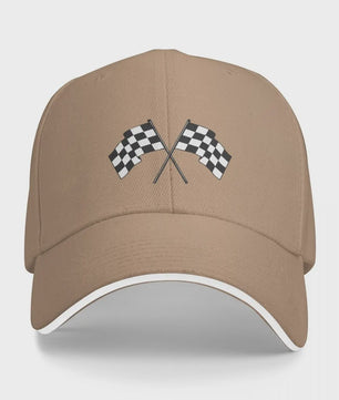 Baseball Cap Heren - F1 Formule 1 Race Vlag Design - Verstelbaar & Stijlvol