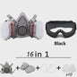 Industrieel Halfgelaatsmasker met Goggles en Filters voor Verf, Chemische Dampen en Stof