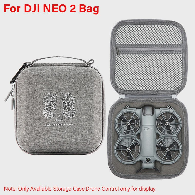 Draagbare Schokbestendige Opbergkoffer voor DJI NEO 2 Fly More Combo Kit & RC N3 Drone Controller