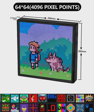 Slimme LED Pixel Matrix Display 64x64 RGB - APP Control & DIY Kunst