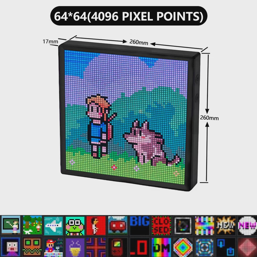 Slimme LED Pixel Matrix Display 64x64 RGB - APP Control & DIY Kunst