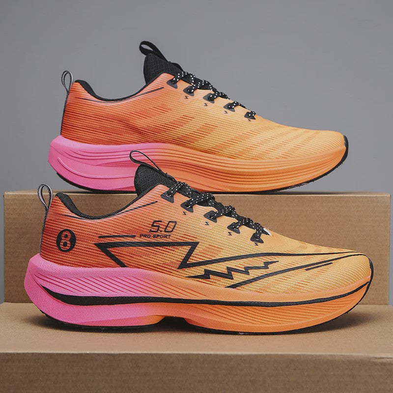 Carbon Plate Hardloopschoenen - Lichtgewicht, Schokabsorberend & Antislip Unisex Sneakers