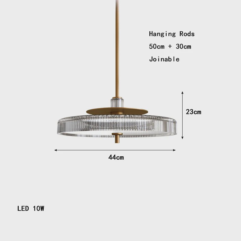 Moderne Gouden Minimalistische Hanglamp met LED - Stijlvolle Decoratie voor Eetkamer, Slaapkamer