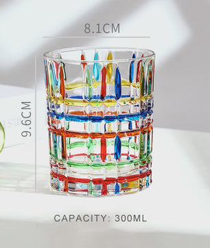 PINNY Kristallen Glas 300ML - Stained Crystal, Vintage Stijl